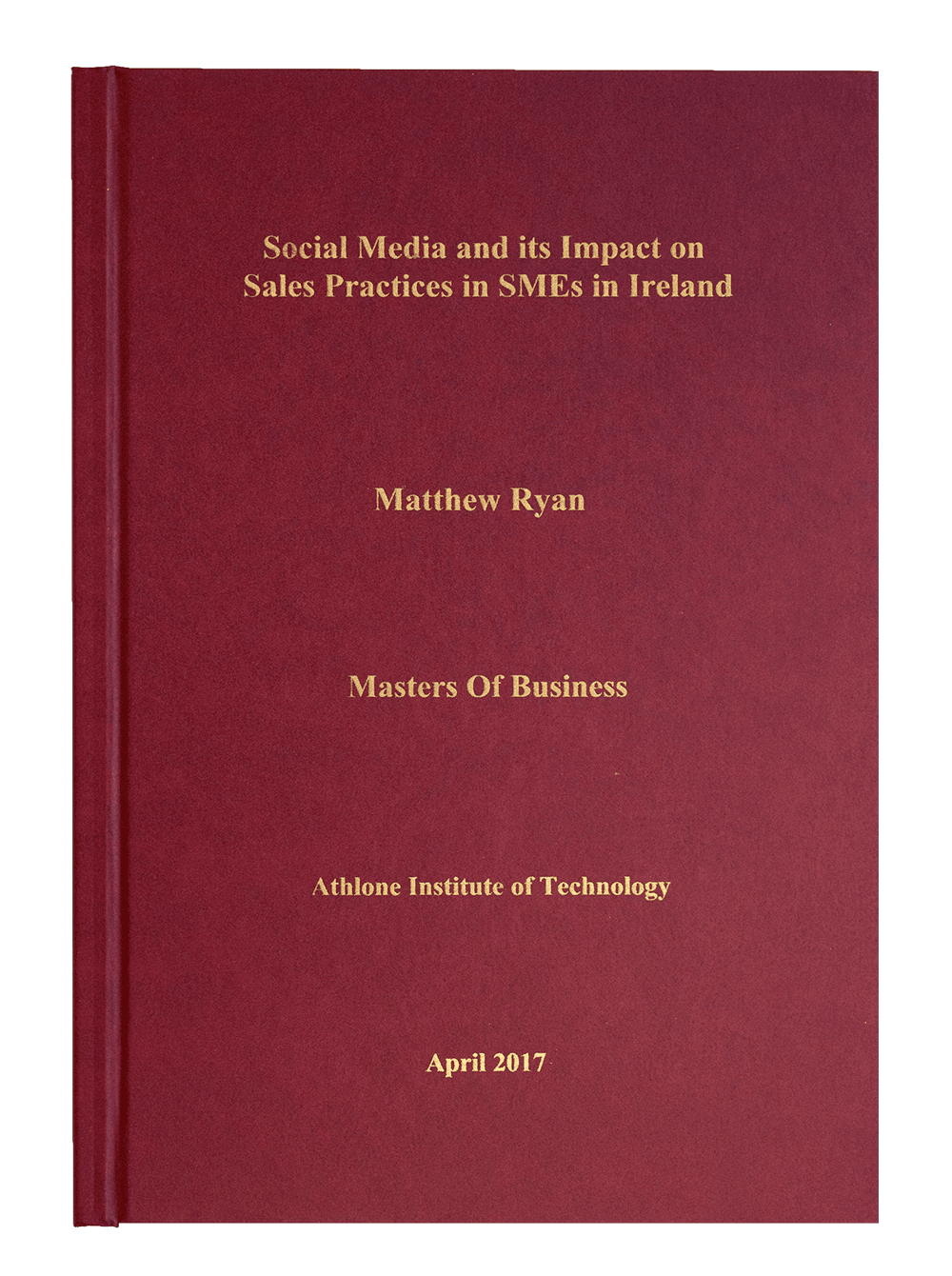 thesis binding athlone